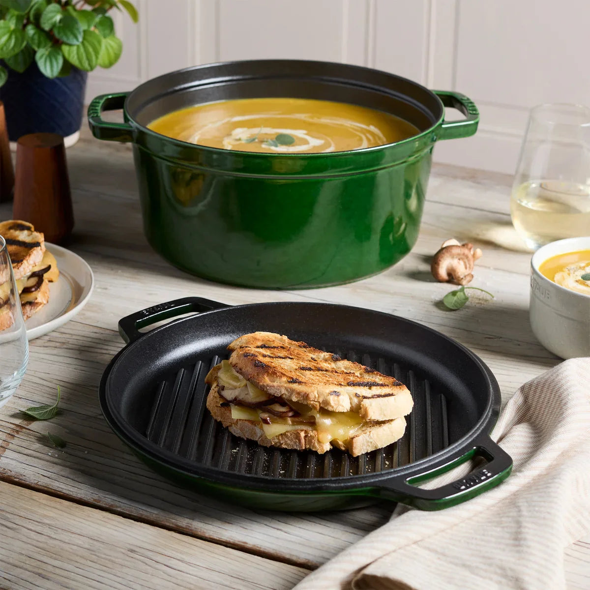 Staub 7-Quart Cast Iron Braise and Grill