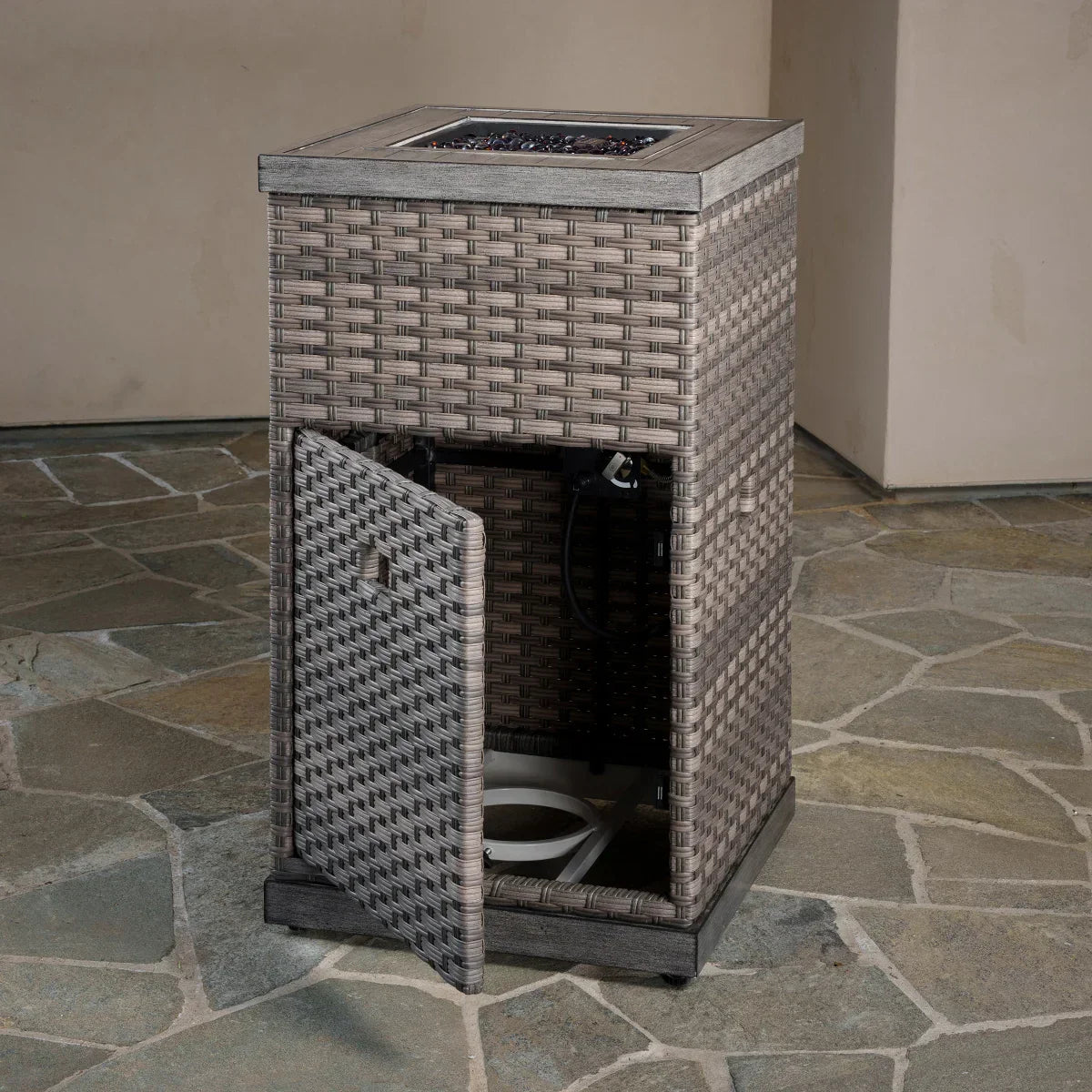 Sunvilla Diego 8-piece Modular Outdoor Bar Set With 2 Fire Towers