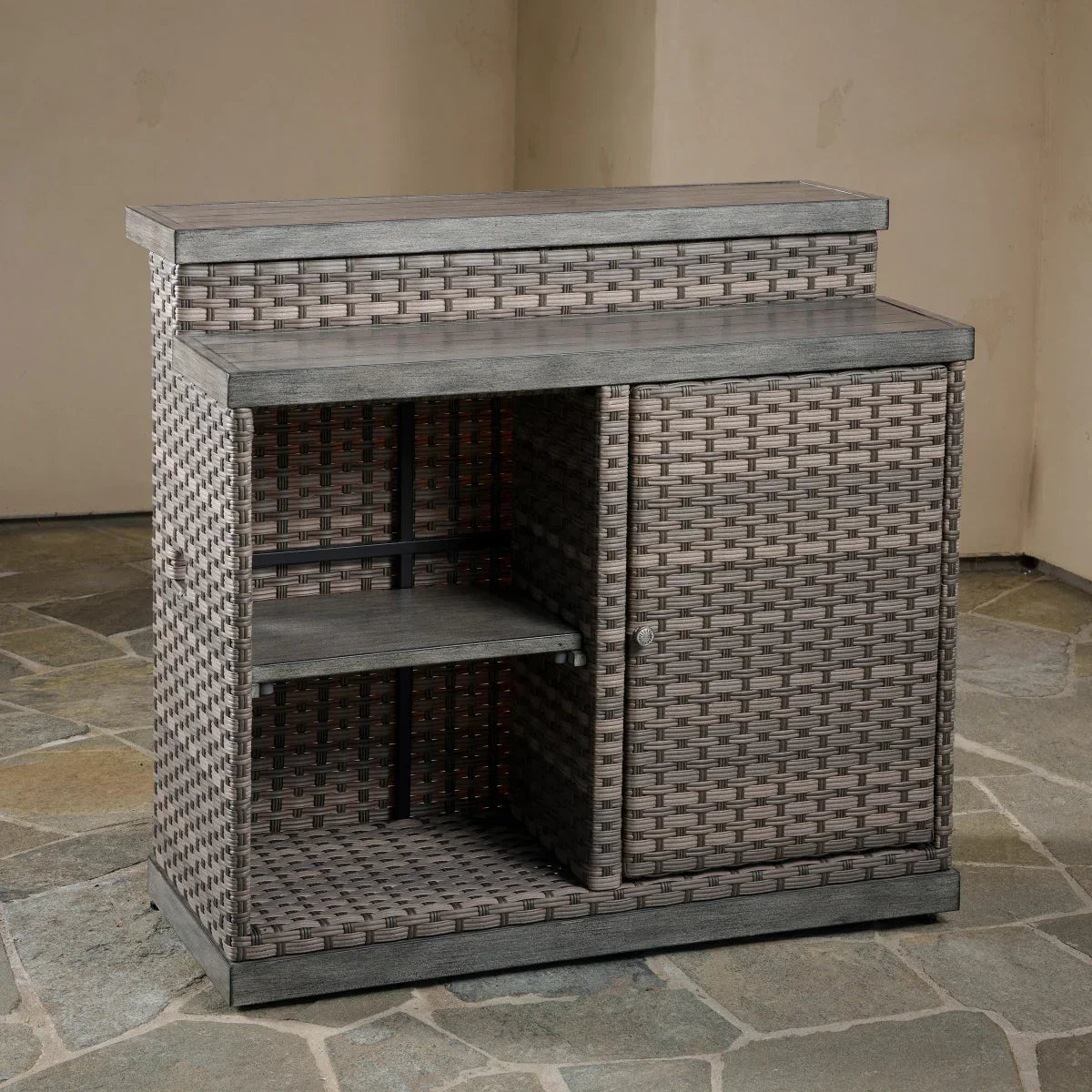 Sunvilla Diego 8-piece Modular Outdoor Bar Set With 2 Fire Towers