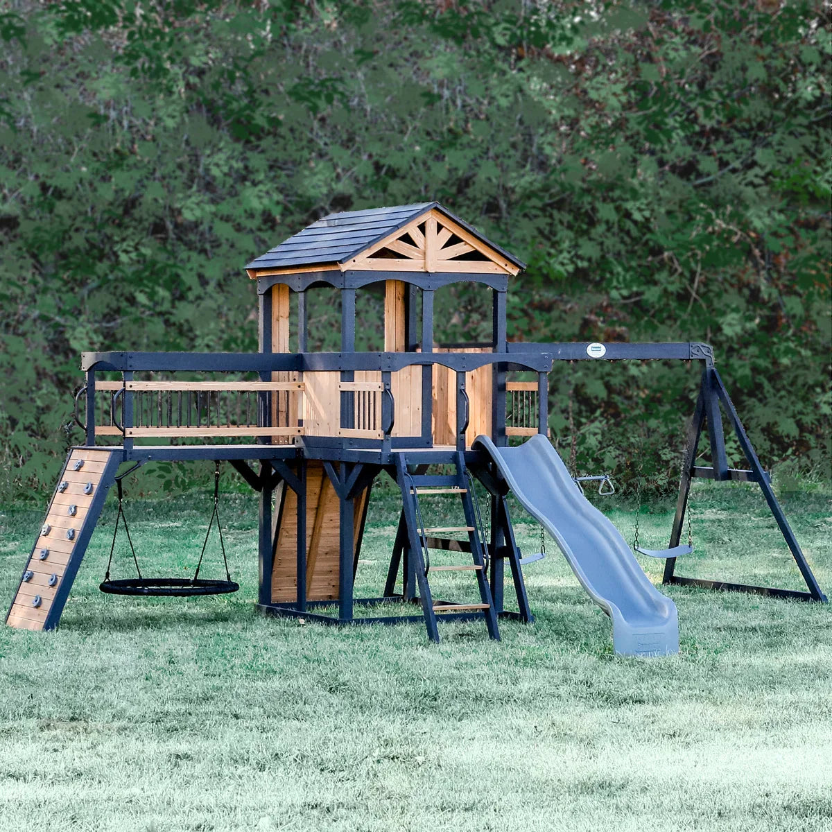 Backyard Discovery Timber Crossing Swing Set
