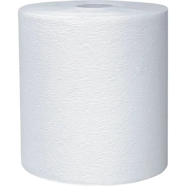 Kleenex Hard Roll Paper Towels 1-ply White, 600' per Roll, 6-count