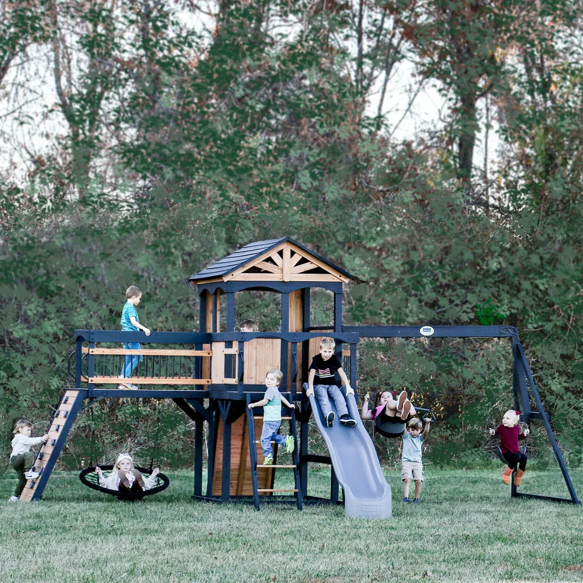 Backyard Discovery Timber Crossing Swing Set