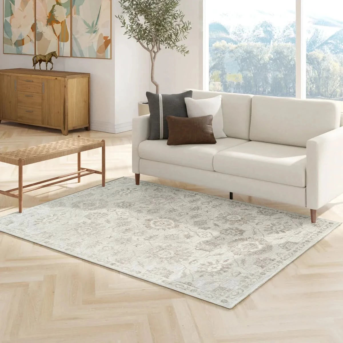 Prima Area Rug Collection, Kapano Cream