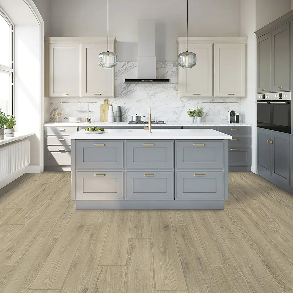 Mohawk Home 6MM Thick x 8.9in x 46.5in 22 mil Waterproof Luxury Vinyl Plank Flooring (14.35 sq ft/ctn)