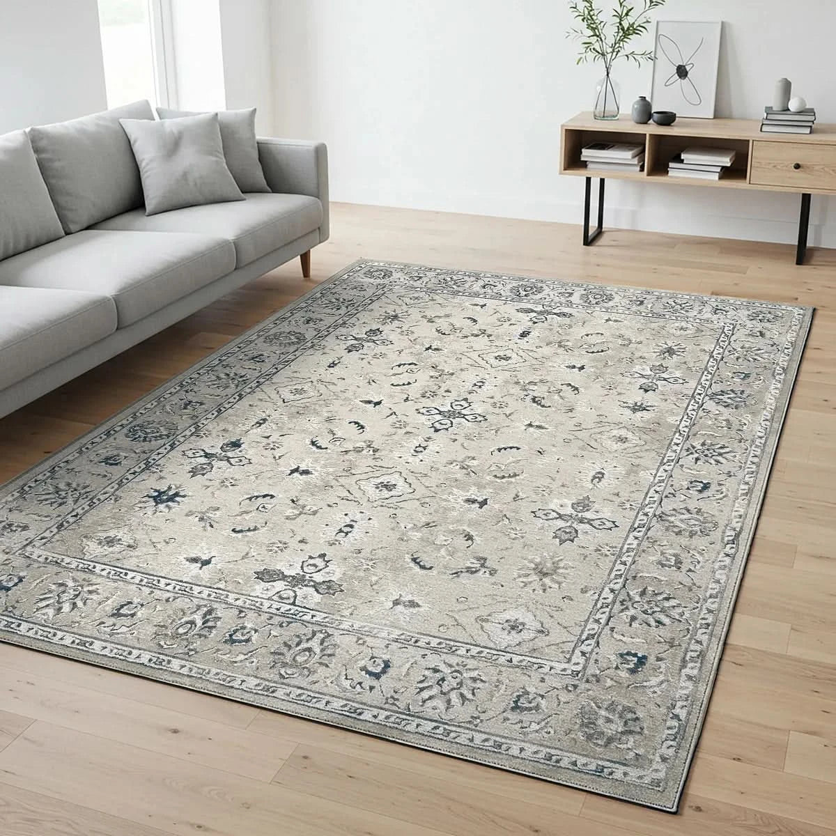 Hampton Court Area Rug Collection, Ladree Gray