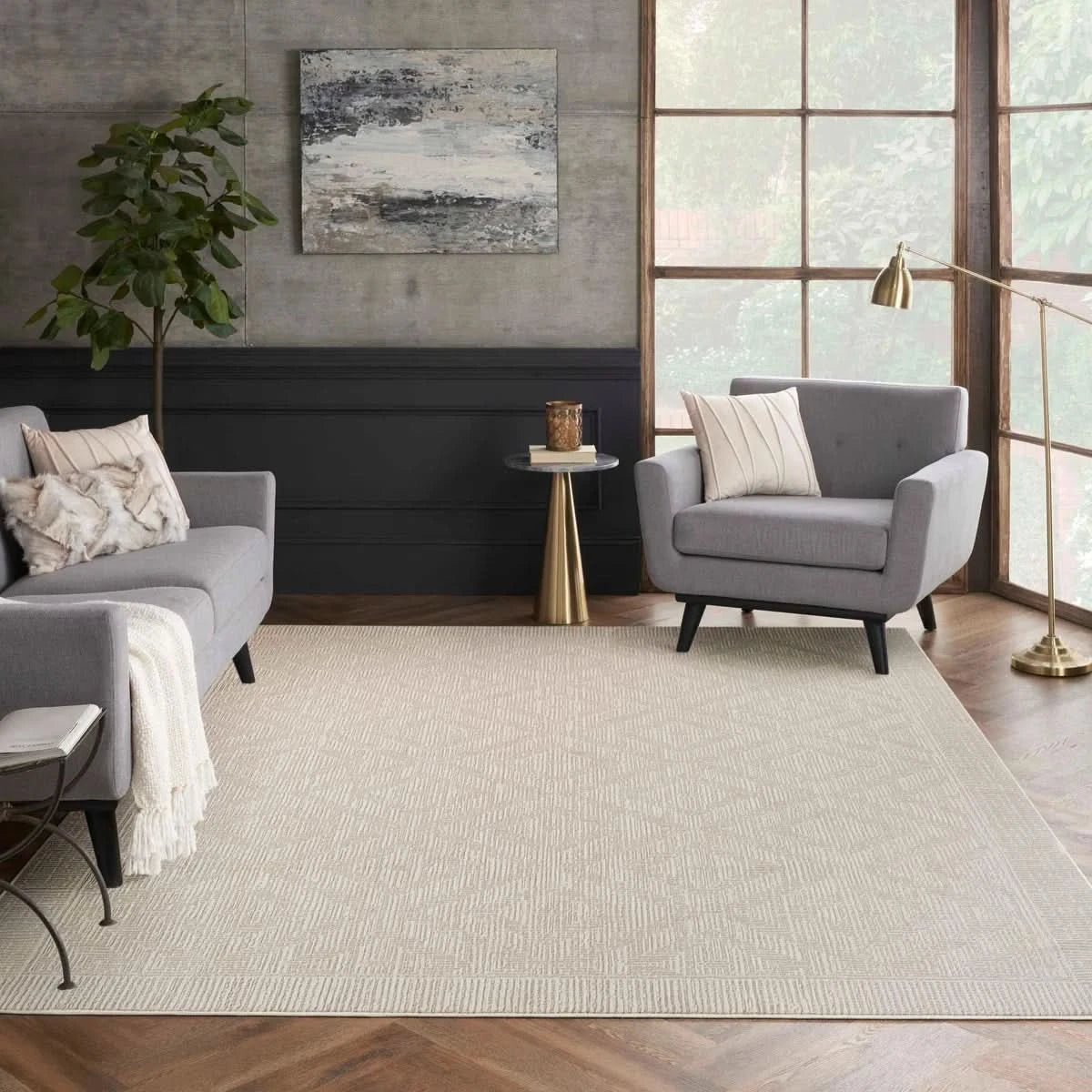 Nourison Arctic Area Rug Collection, Lumi