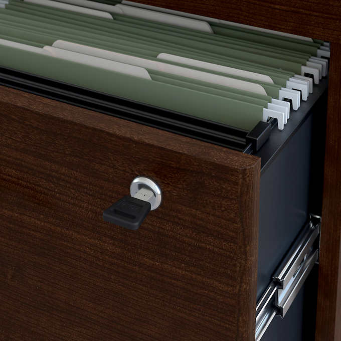 Bush Series C Lateral File - Mocha Cherry