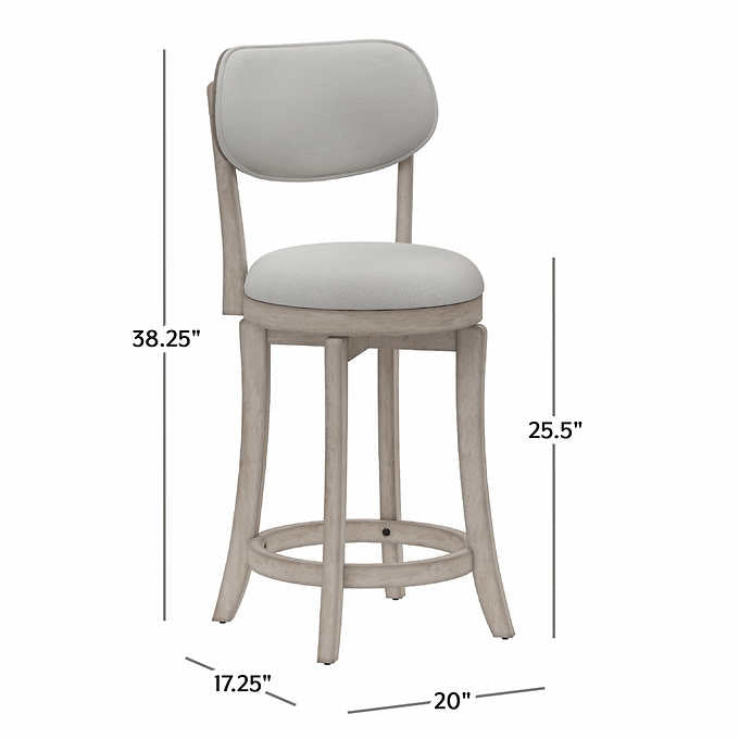 Saul 25" Swivel Barstool