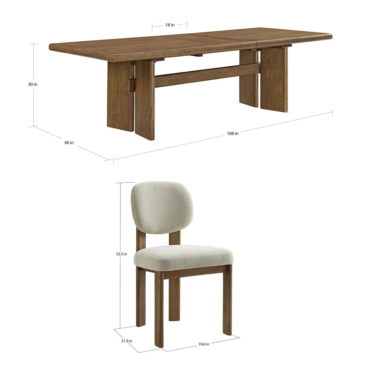 Trivoli Dining Table and 6 Chairs