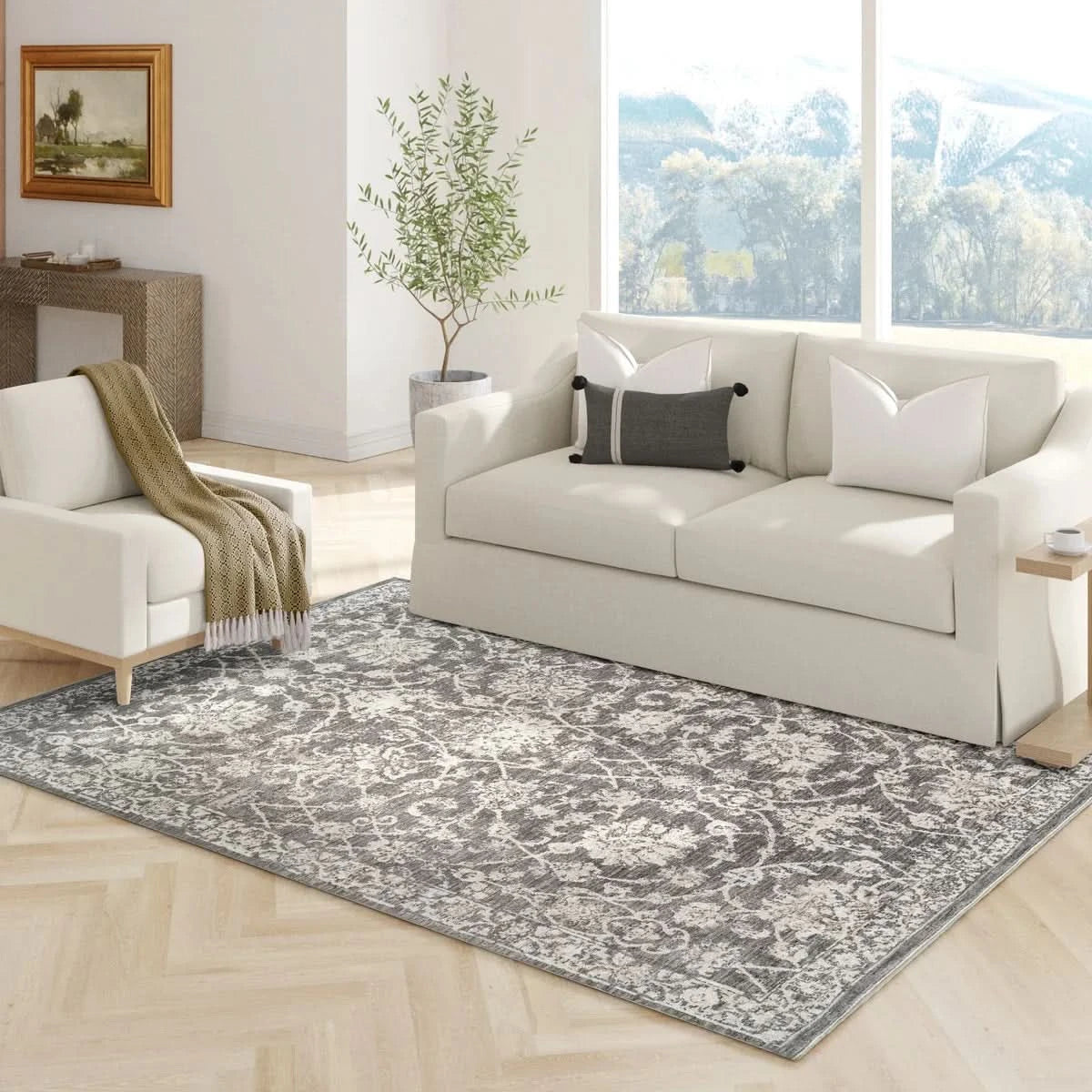 Prima Area Rug Collection, Burton Gray