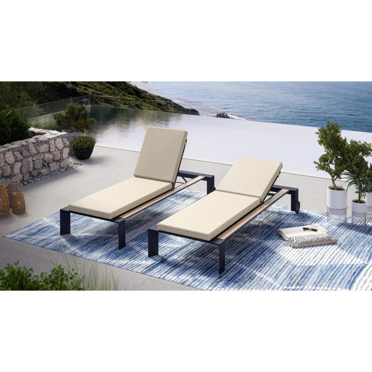 Mirador Sanibel 2-pack Chaise Lounge Set