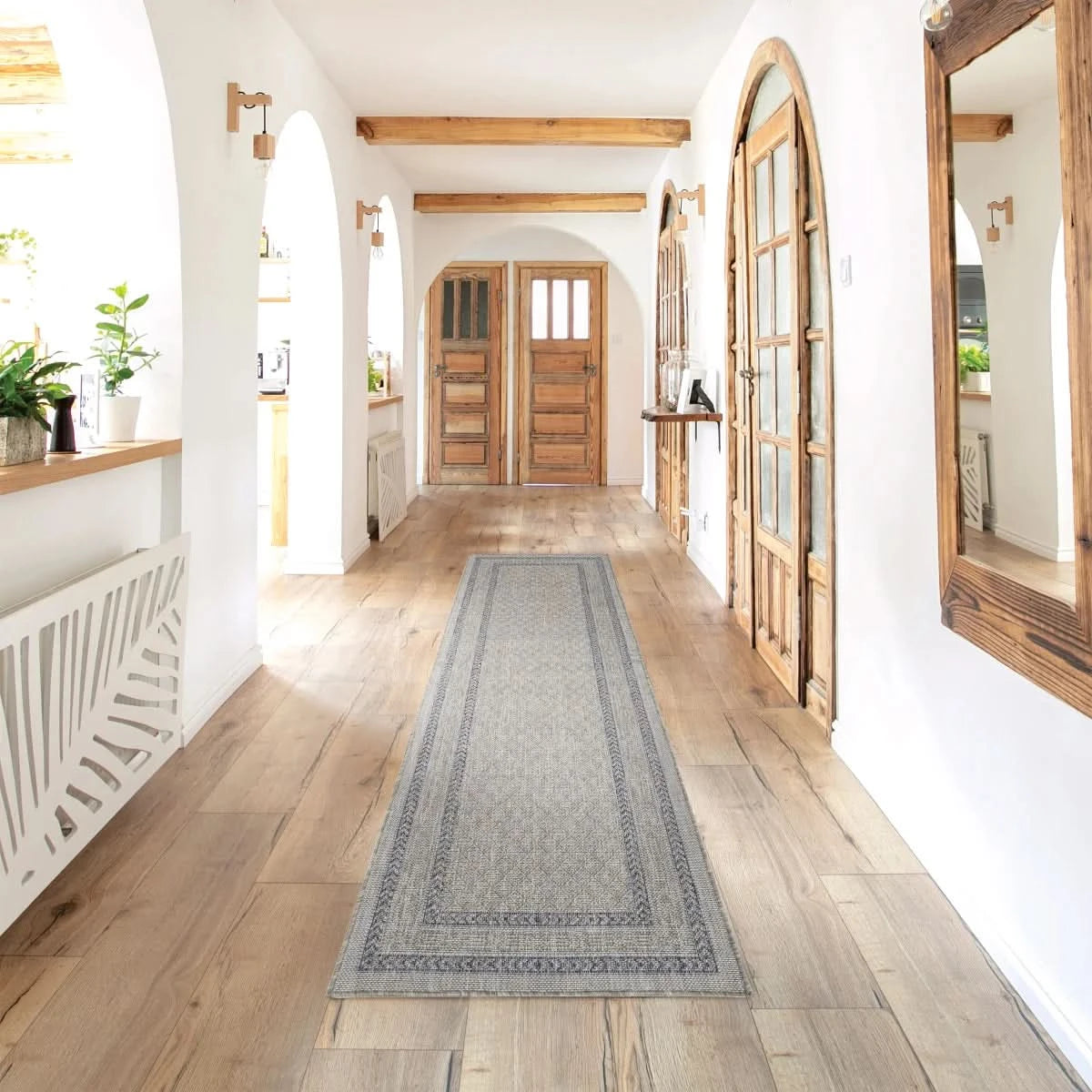 Nourison Garden Spring Indoor/Outdoor Rug Collection, Meadow Gray