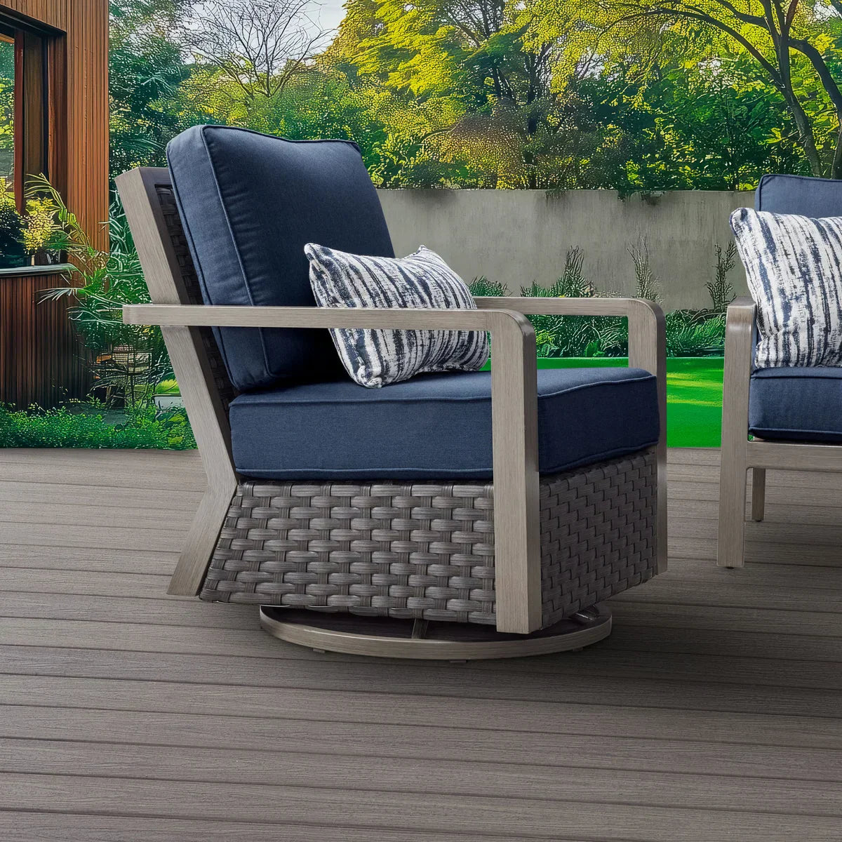 Agio Cape 4-piece Woven Outdoor Seating Set