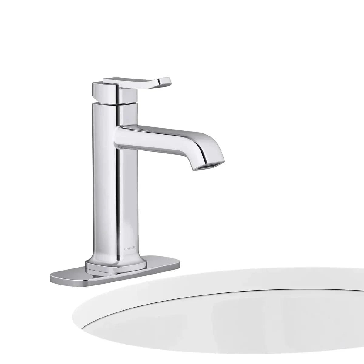 Cordate Single-handle Bathroom Faucet