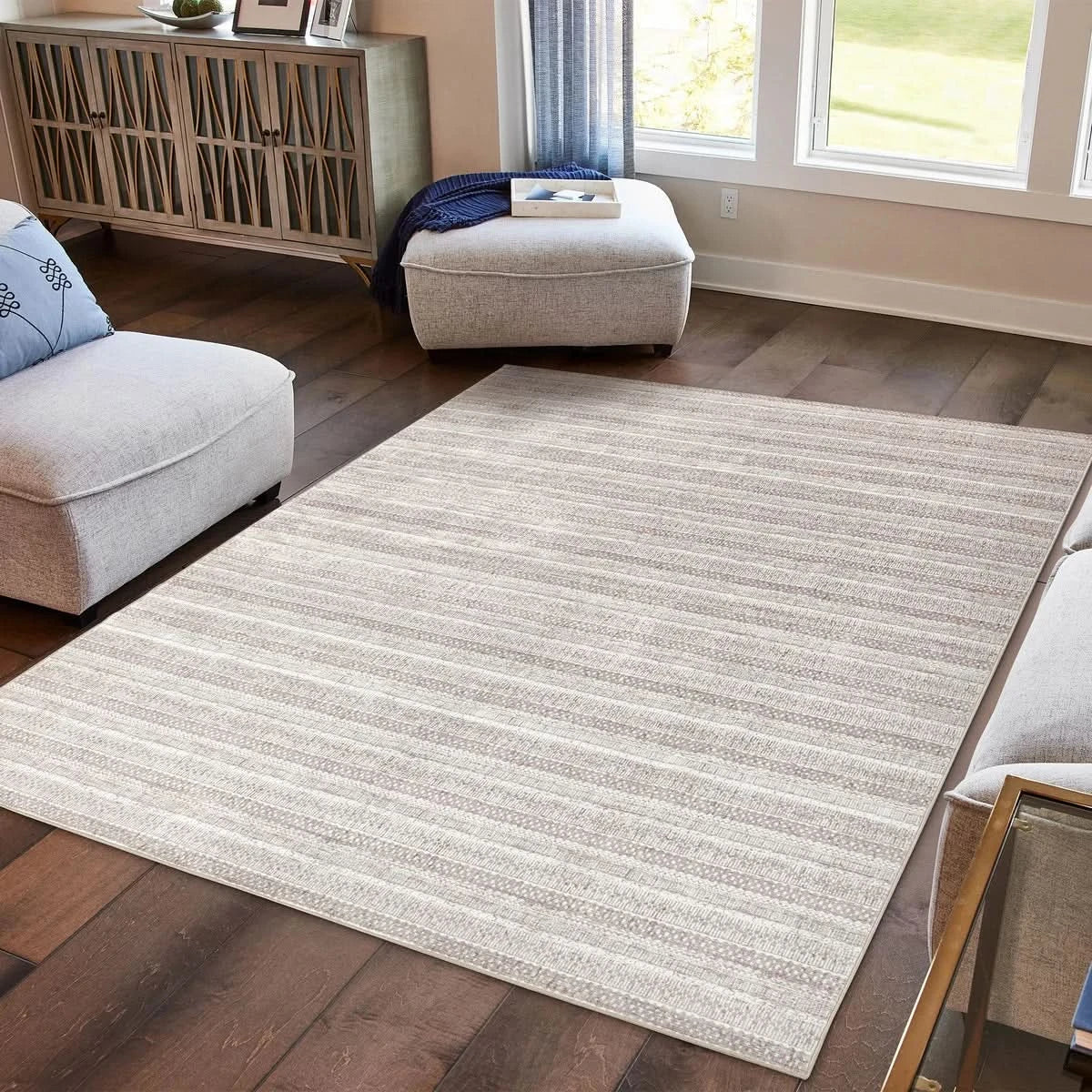 Wyatt & Ash Washable Indoor Area Rug, Oakley 9' x 12'
