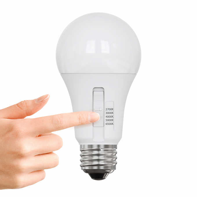 Feit Electric 100W Replacement 5-CCT LED A21 Bulbs, 12-pack