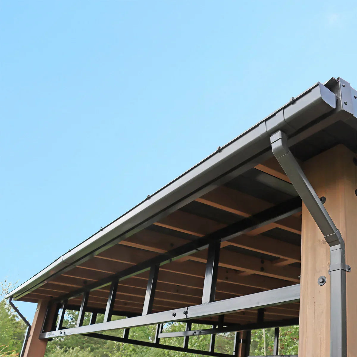 Rain Gutter Kit for 12 ft x 14 ft Contemporary Gazebo