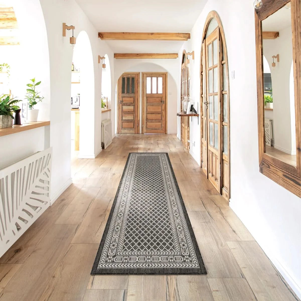 Nourison Garden Spring Indoor/Outdoor Rug Collection, Meadow Black