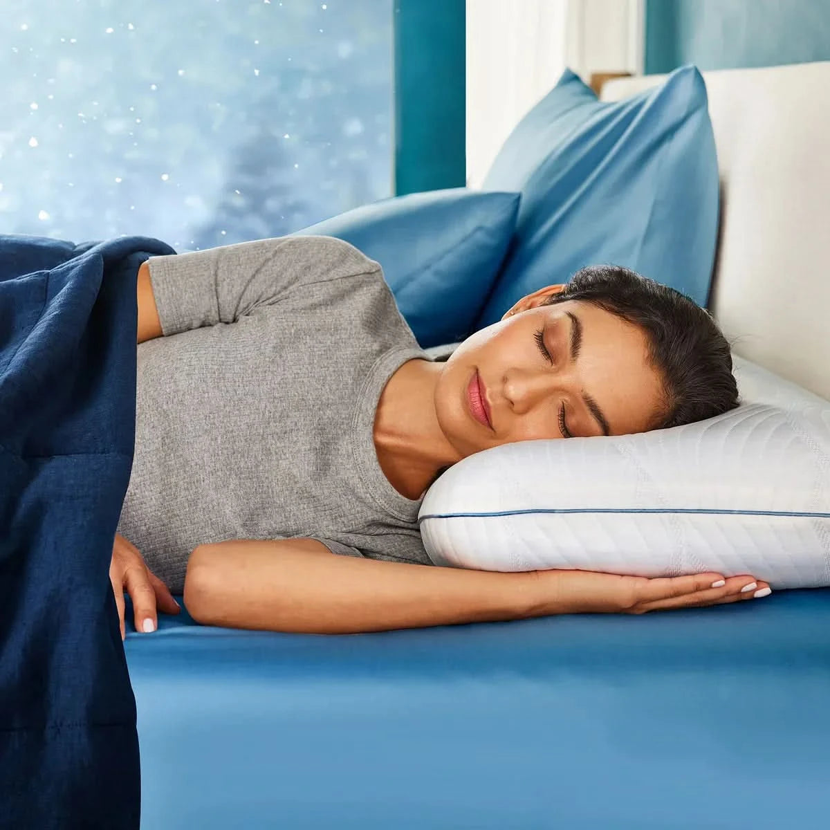 Novaform Soothing Cool Plus Gel Memory Foam Pillow
