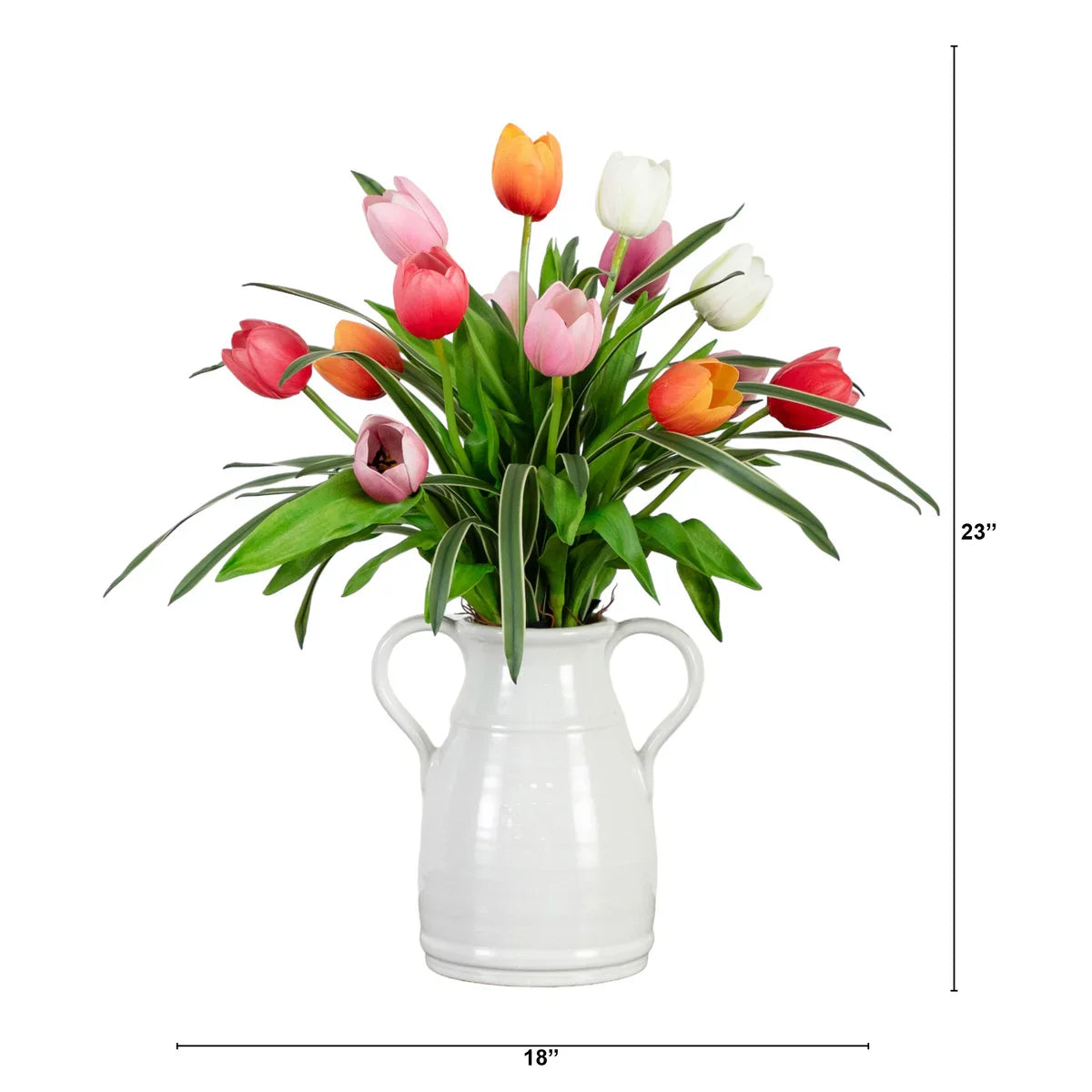 Faux 23” Tulip Arrangement