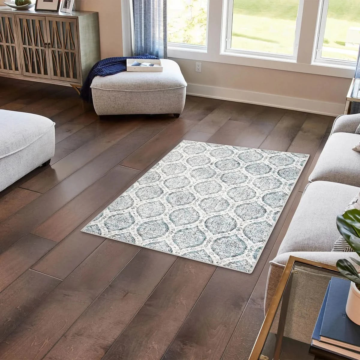 Wyatt & Ash Washable Indoor Area Rug, Alisha 3' x 5'