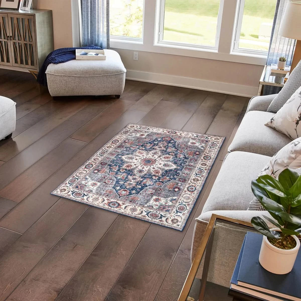 Wyatt & Ash Washable Indoor Area Rug, Aliyeh 3' x 5'