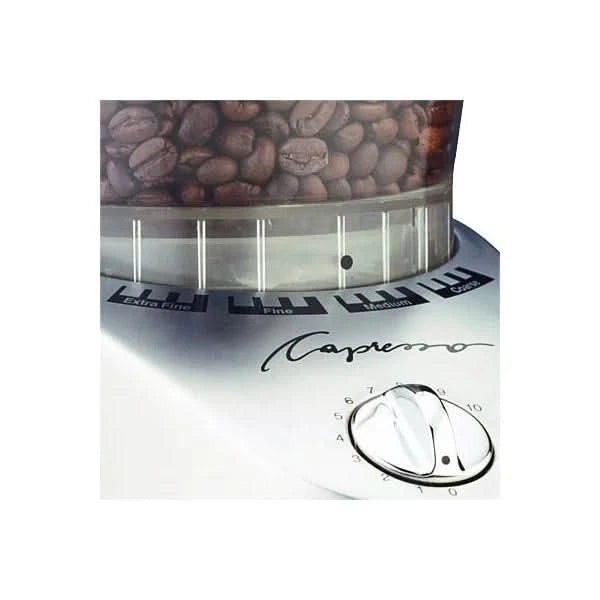 Capresso Metal Die-Cast Housing Conical Burr Coffee Grinder
