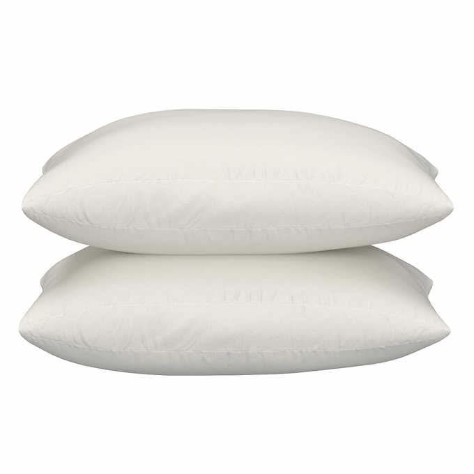 AllerEase Organic Cotton Top Allergy Protection Pillow, 2-pack