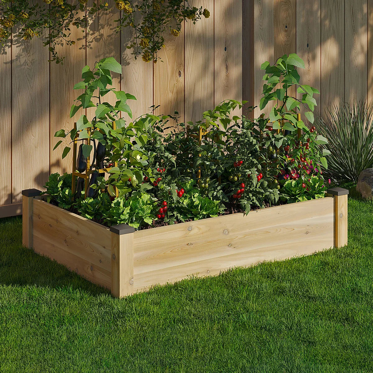 CedarCraft Raised Garden Bed 33 x 49 x 11”