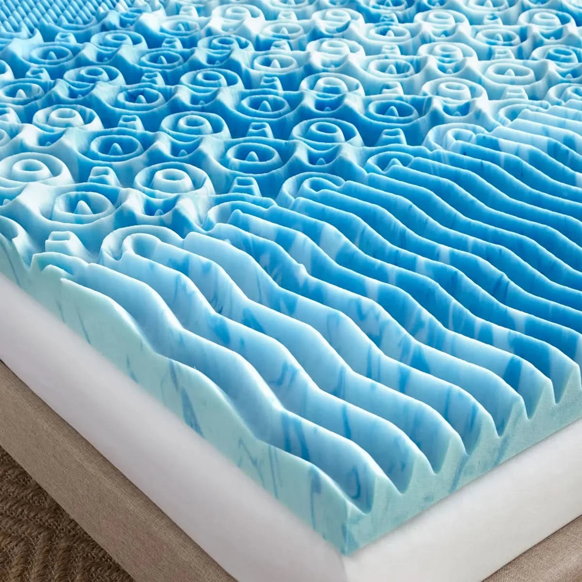 Thomasville 3” Multi-Zone Cooling Gel Foam Mattress Topper