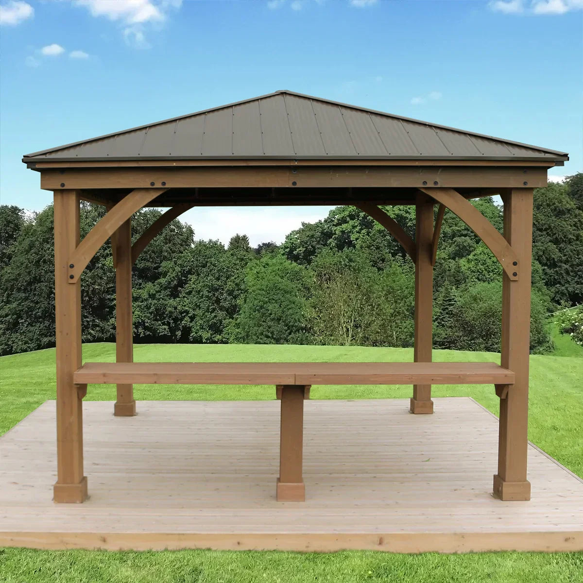 Yardistry 12' Gazebo Bar Counter