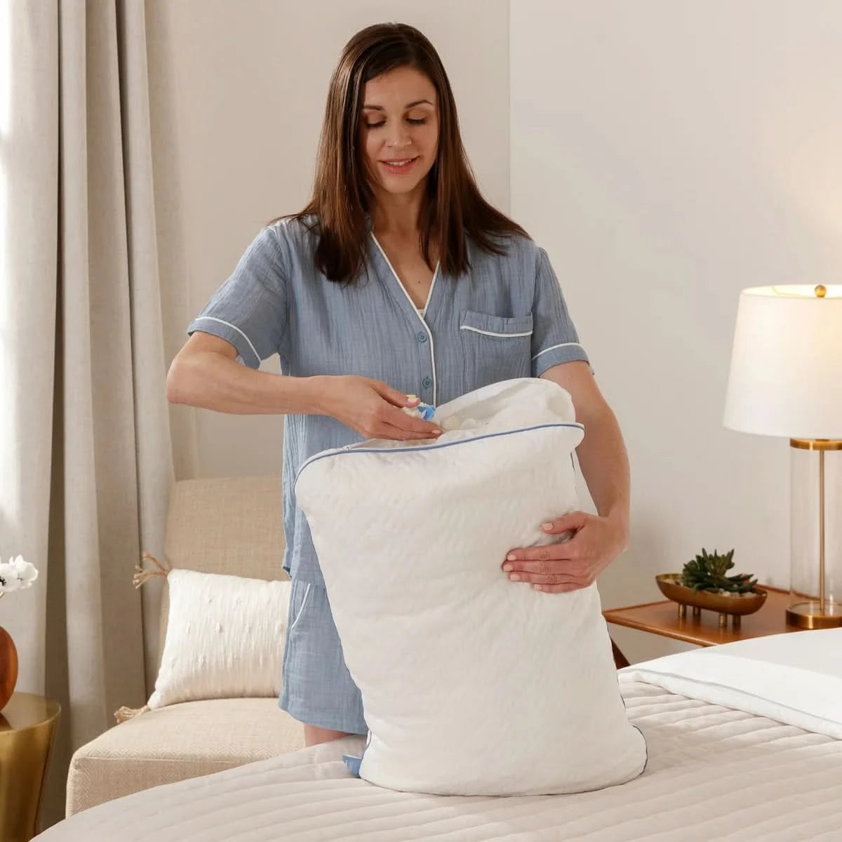 Serenity by Tempur-Pedic Adjustable Memory Foam Shred Bed Pillow