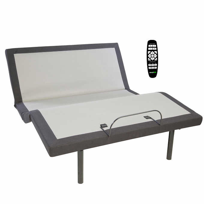 Ghostbed Classic 11" Medium-Firm Mattress with Luxury Adjustable Base