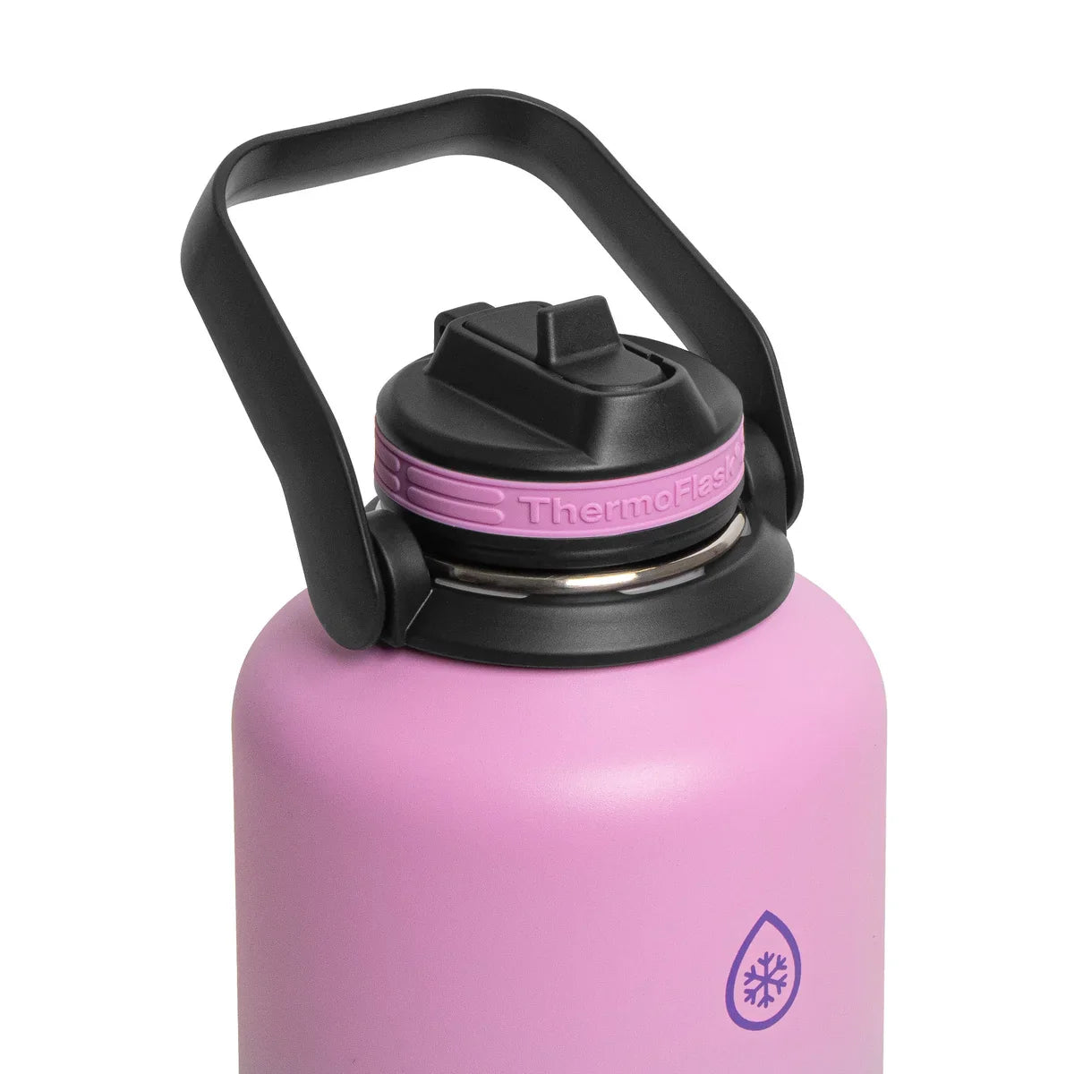 ThermoFlask 64 oz. Double Wall Insulated Stainless Steel Bottle with Straw Lid