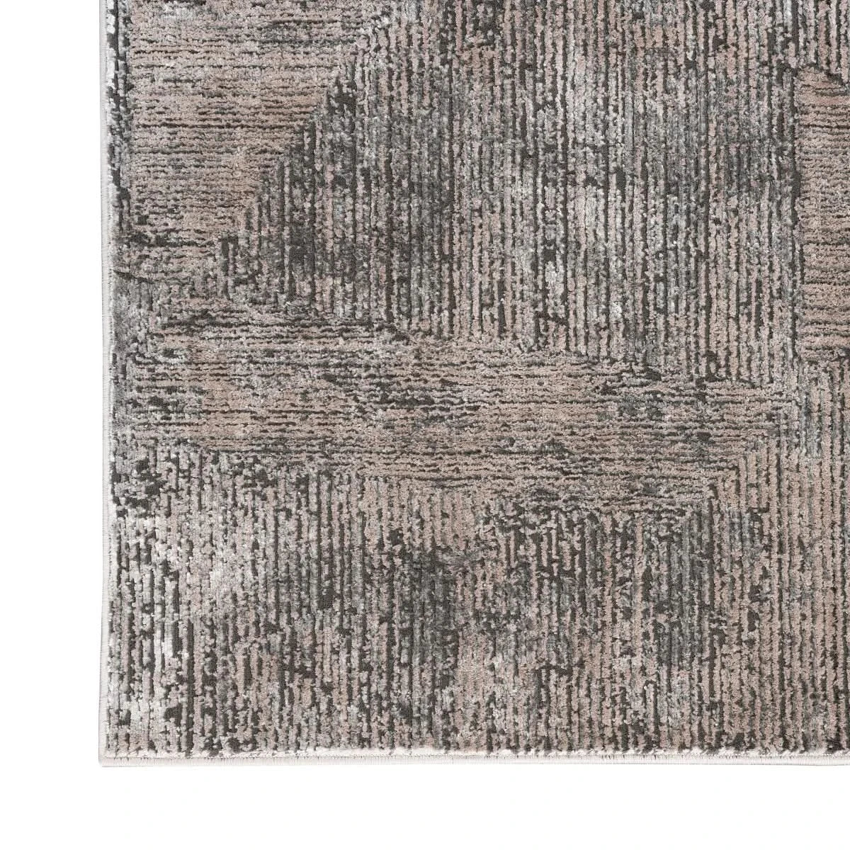 Calvin Klein Luminosity Black Ivory Area Rug, 9' x 12'