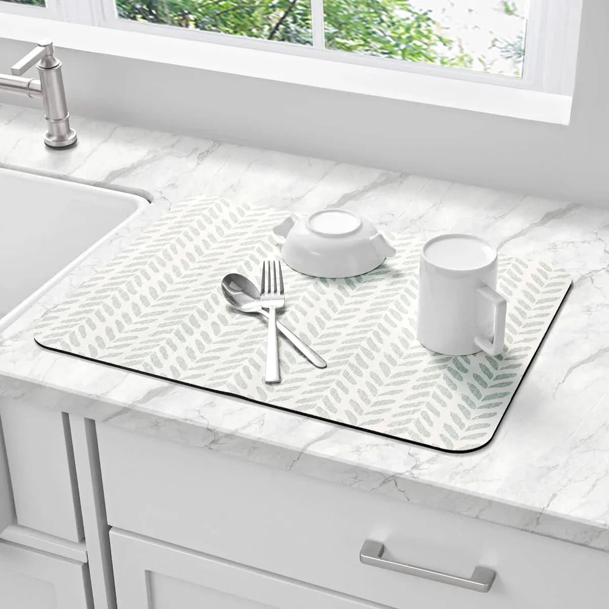 Multi-Purpose Printed Kitchen Mats, 4-pack