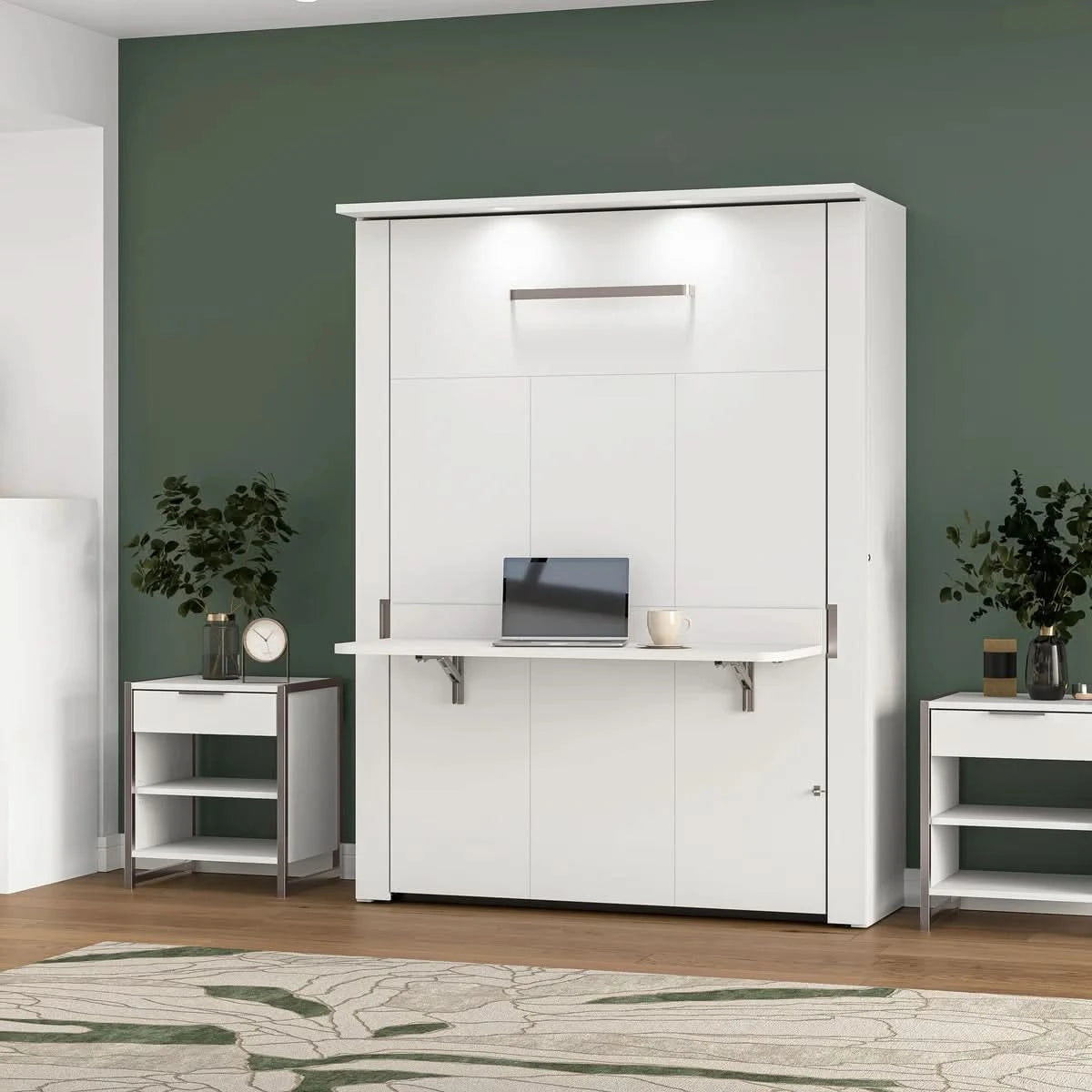 Lumina Full Murphy Bed with Desk