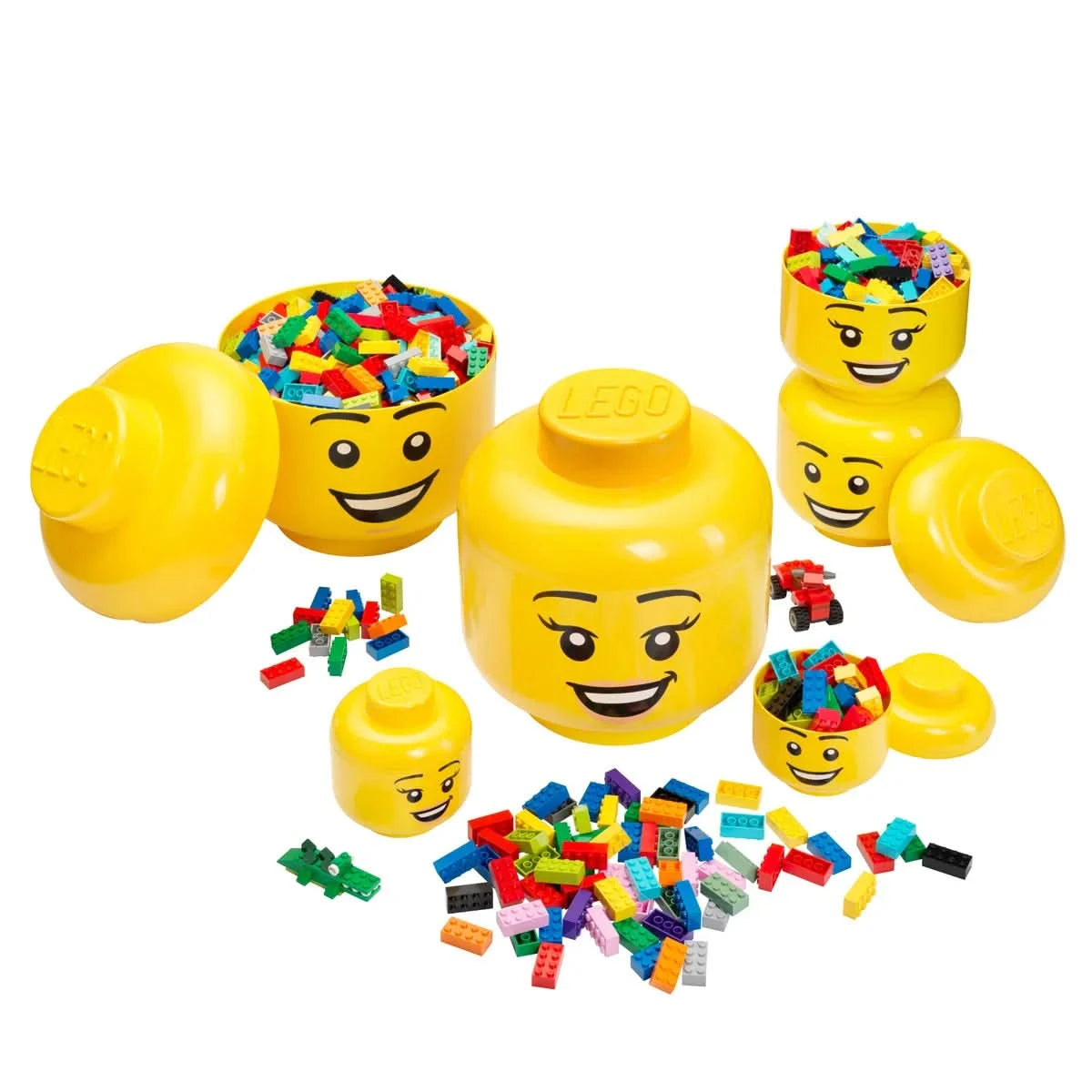 LEGO Storage Head Set, 6-pieces
