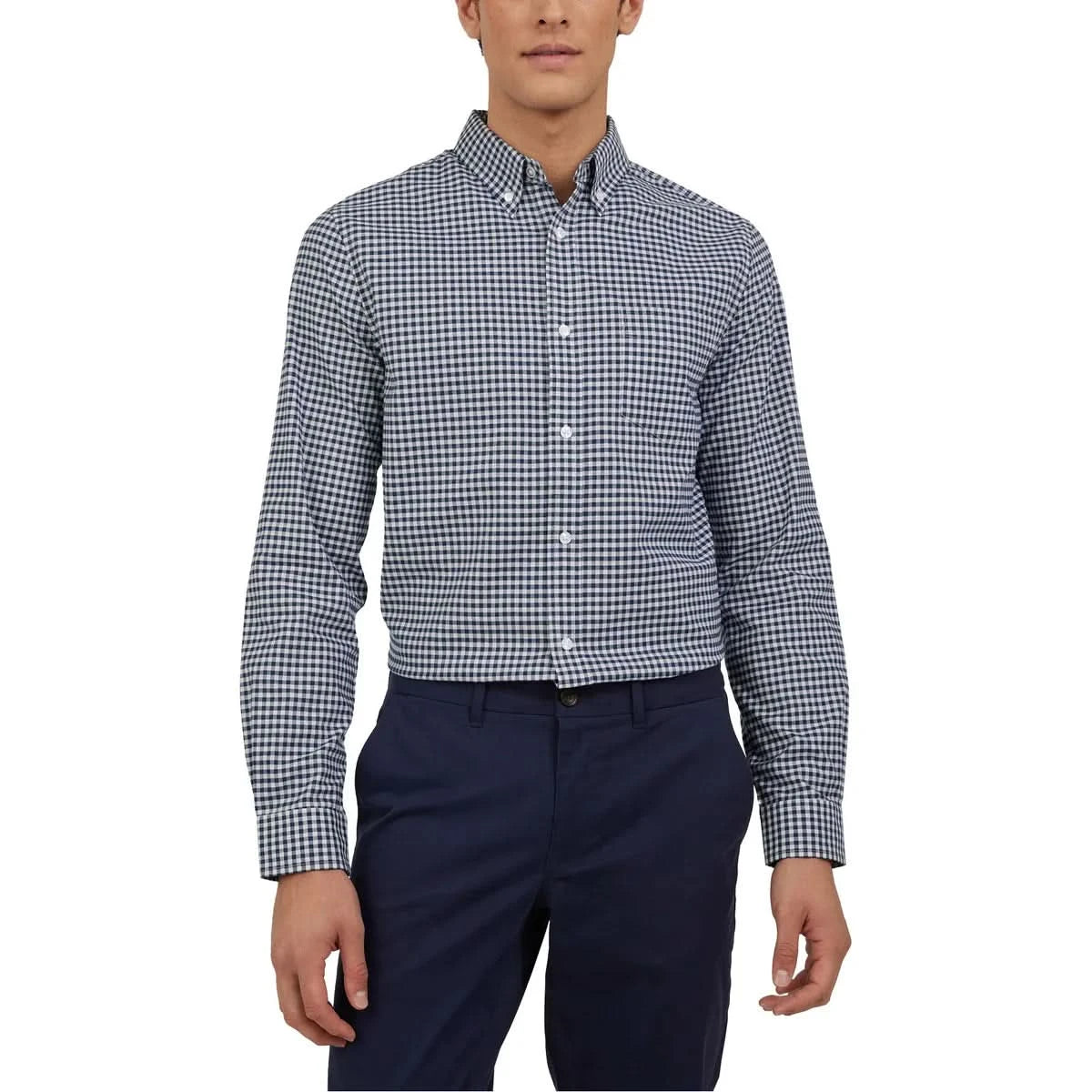 Ben Sherman Men's Oxford Long-Sleeve Button Up Shirt
