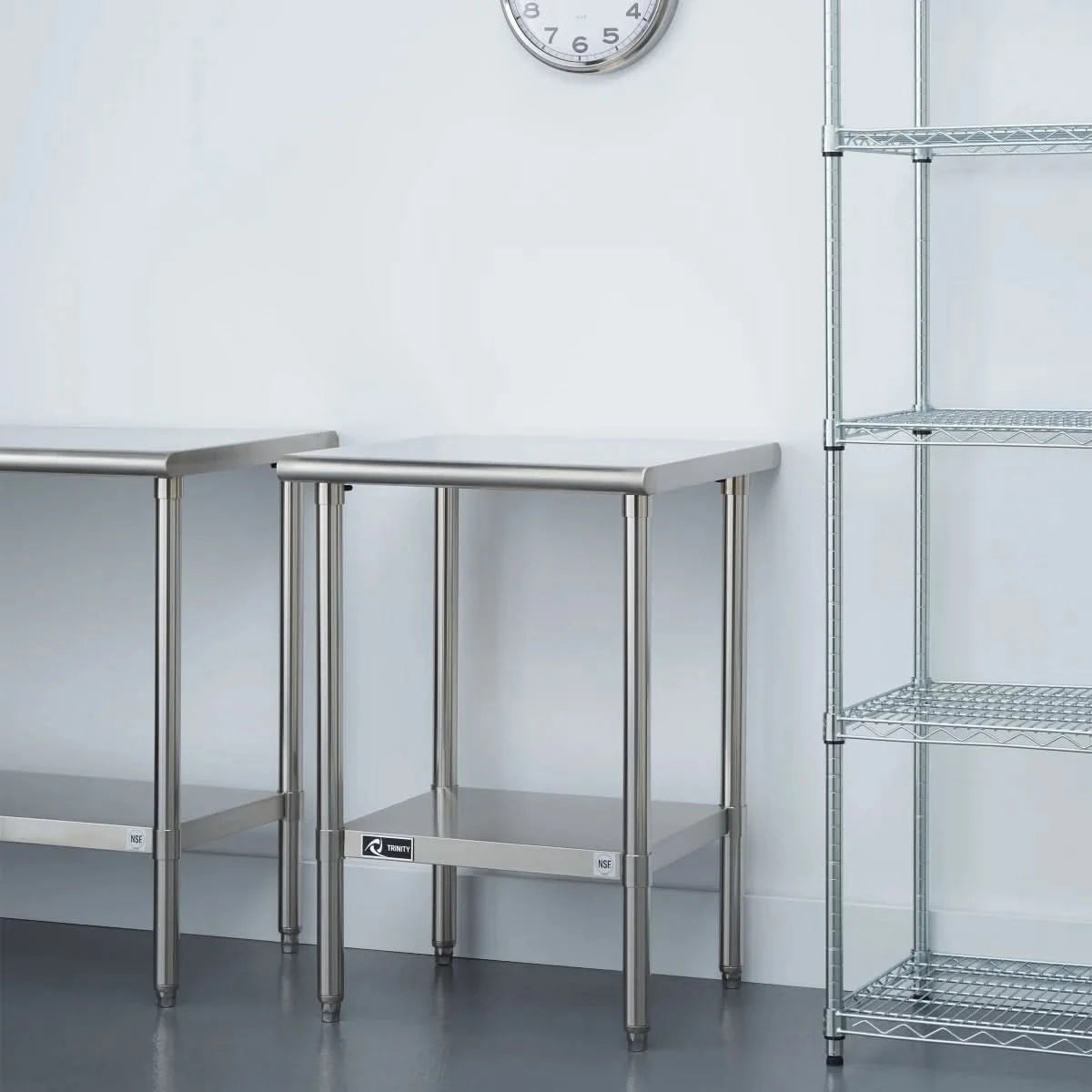 TRINITY EcoStorage Stainless Steel Table