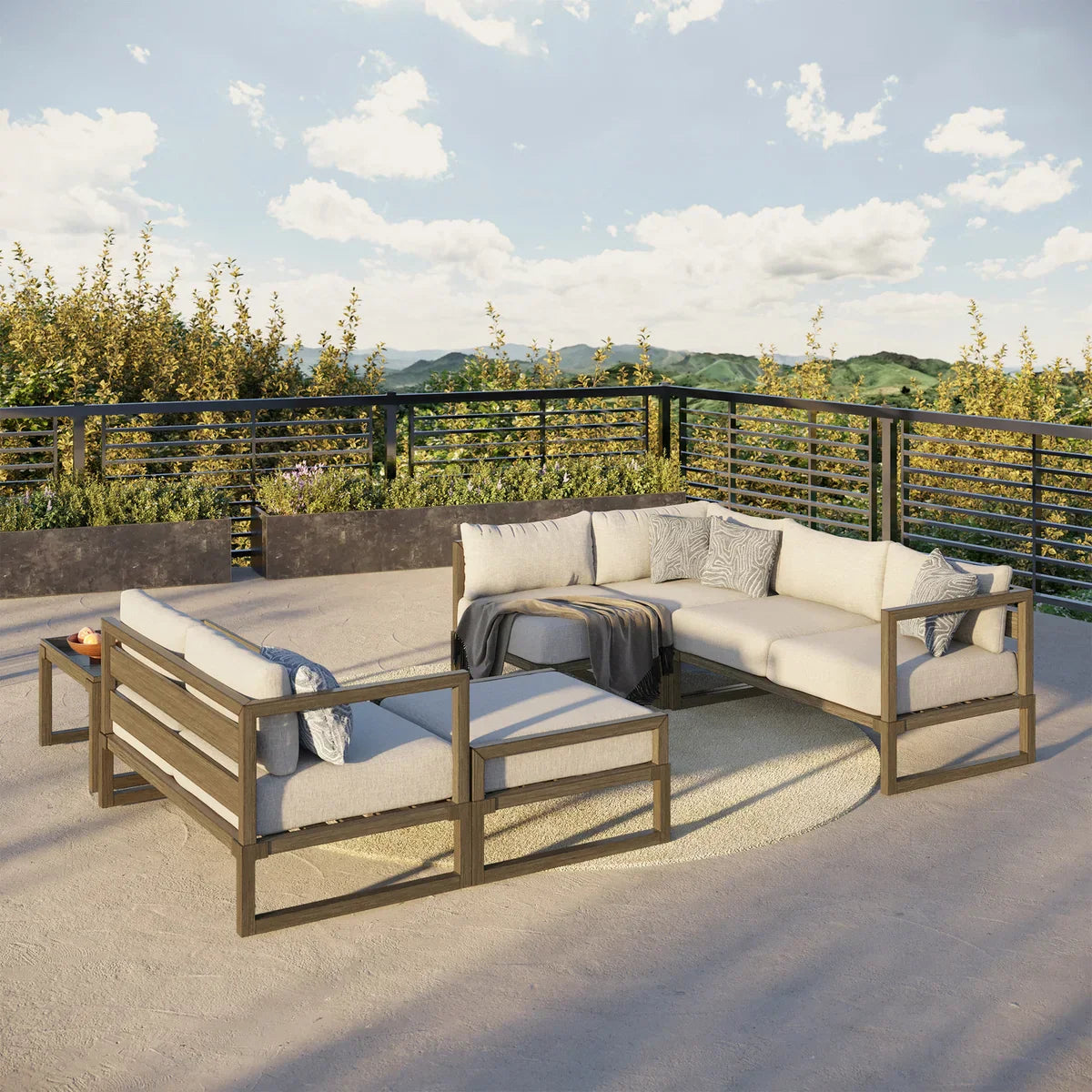 Preston 6-piece Outdoor Patio Sectional