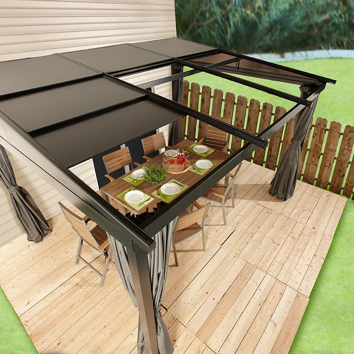 Sojag Budapest Wall Mounted Sun Shelter