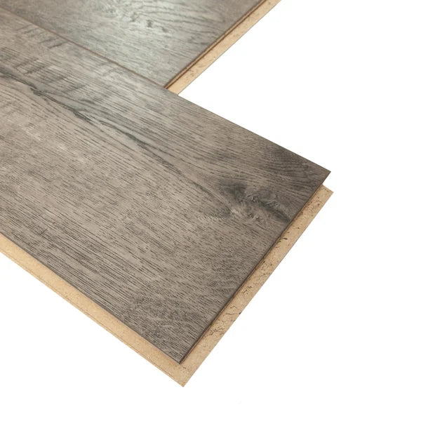 Mohawk Home 12MM Thick 6.1in X 47.2in AC4 Waterproof Surface Laminate Wood Plank Flooring (18.14 sq ft/ctn)