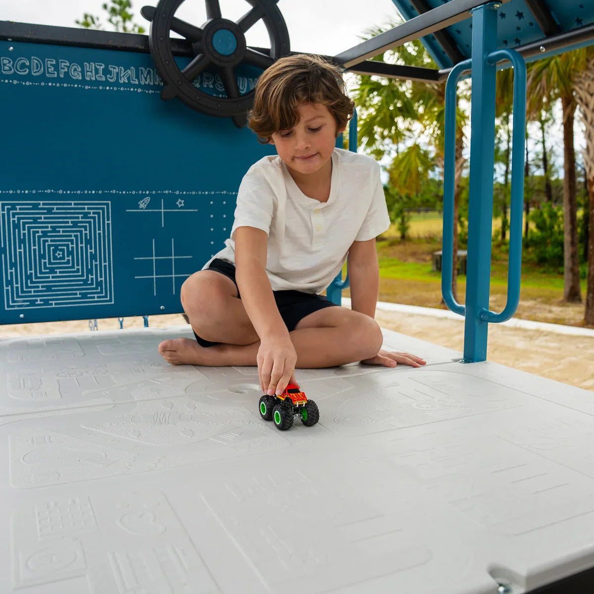 Lifetime Lookout Double-Slide Swing Set