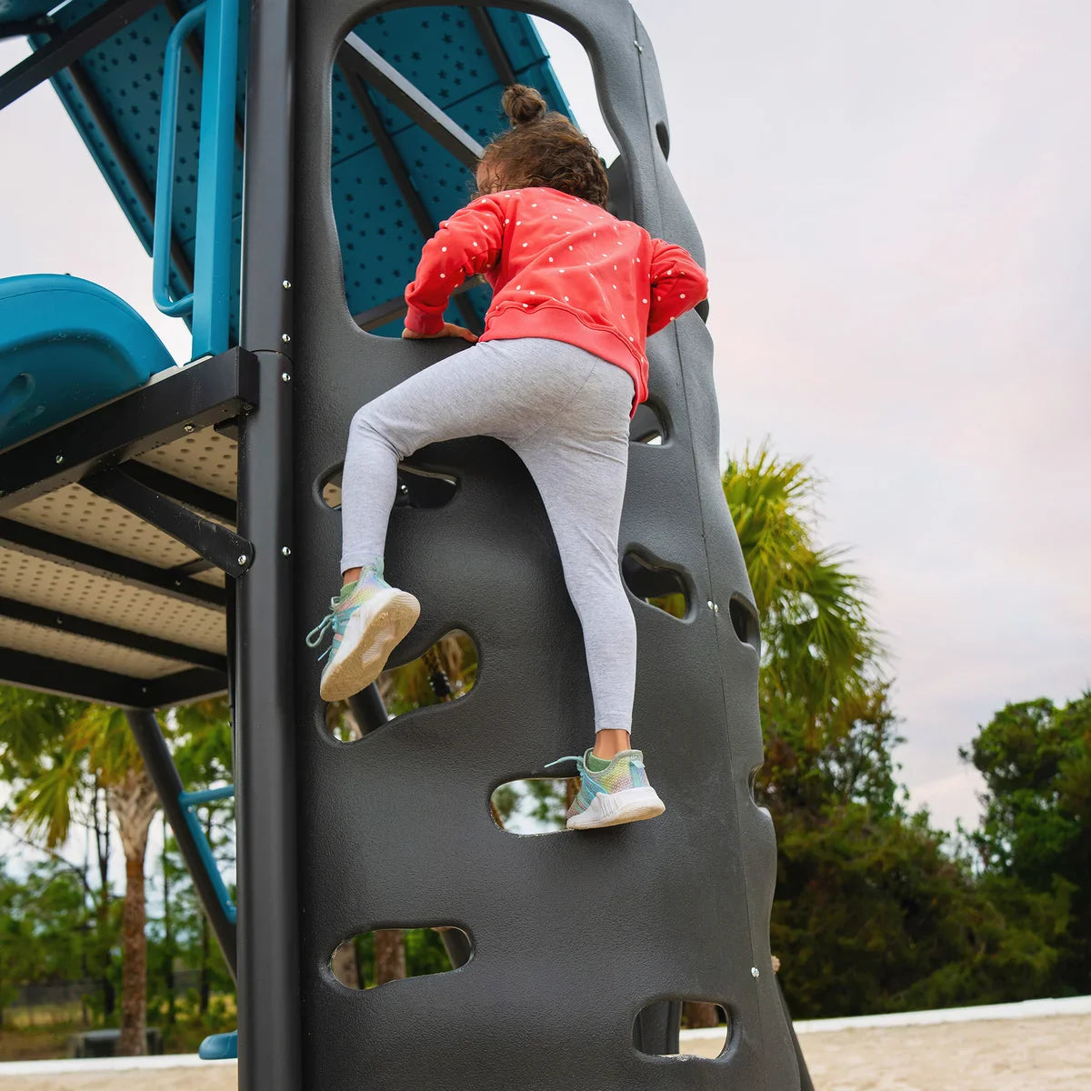Lifetime Lookout Double-Slide Swing Set