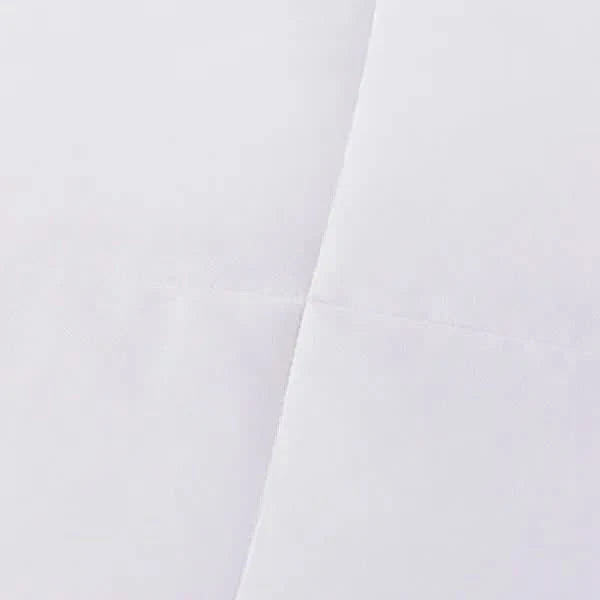 Feather and Loom 420 TC White Goose Down Comforter & Pillow Set