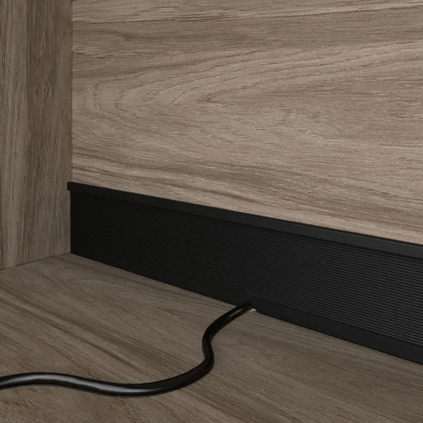 Stoneham L-Shaped Desk with Hutch and Pedestal