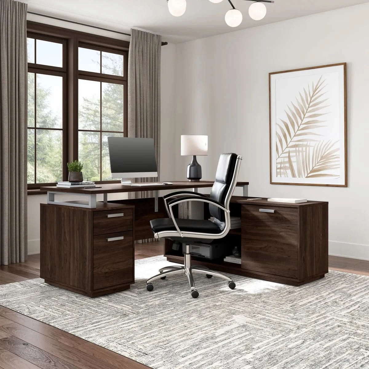 Panorama Desk with Credenza