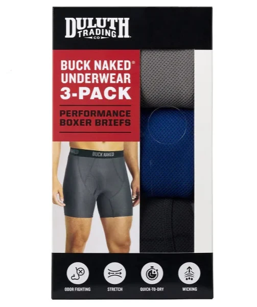 Duluth Trading Men's Boxer Brief, 3-pack