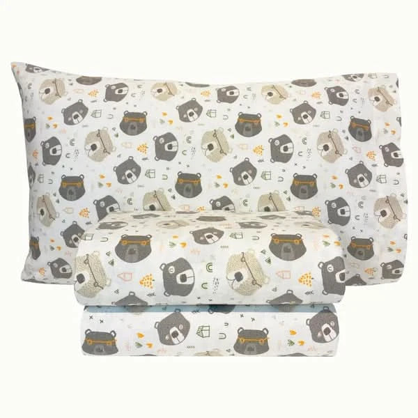 Portuguese Flannel 3-piece Sheet Set, Twin